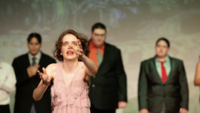 Crispin Hull drops in on the local production