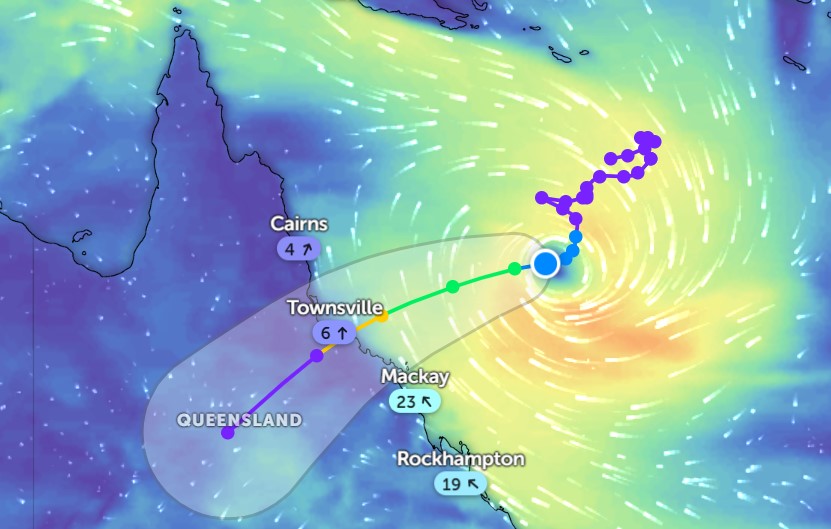CYCLONE WATCH BoM still predicting latest cyclone to impact well away